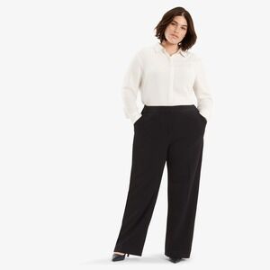 NEW M.M. Lafleur Tinsley Pants Black Wide Leg Trouser Stretch 2X Plus